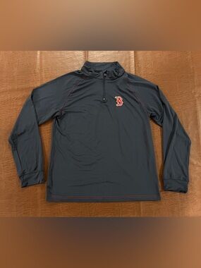 Stitches Youth Boston Red Sox Long Sleeve Activewear Shirt - Size XL